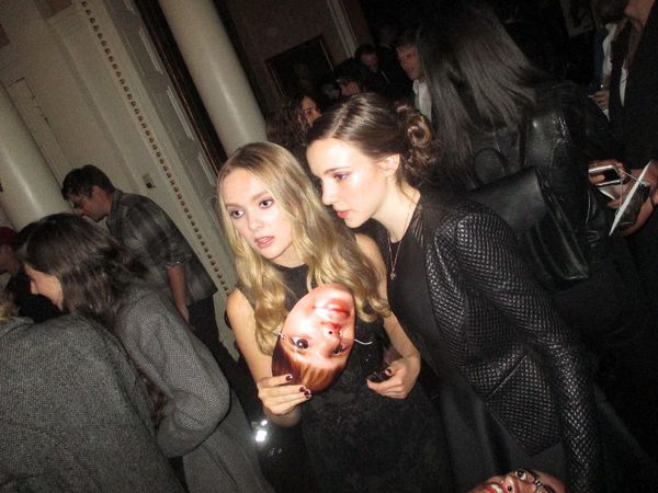 Bridget McGarry and Sadie Seelert at Tara Subkoff's #Horror Players Club after party